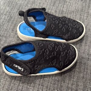 Carter's Black and Blue Sandals with Comfort and Style